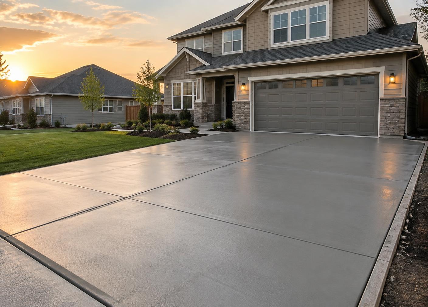 Sample concrete driveways project